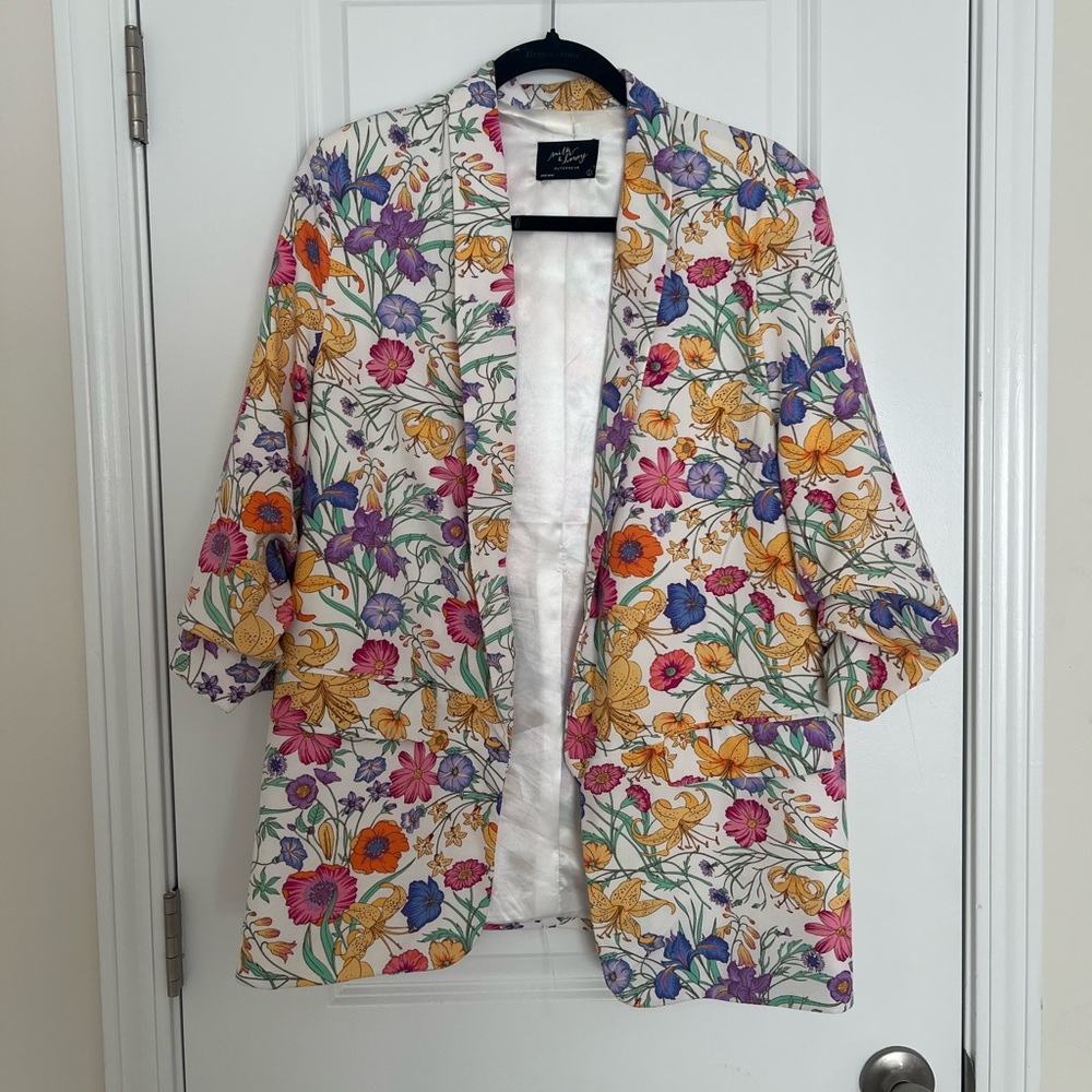 Milk and honey Multicolored Blazer Jacket